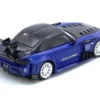 Honda S2000 RHD (Right Hand Drive) "J's Racing" Blue Metallic with Carbon Hood and Top 1/64 Diecast Model Car by Inno Models