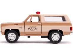 Hopper's Chevrolet Blazer Hawkins Police Dept Stranger Things 2016 TV Series Hollywood Rides 1/32 Diecast Model Car Jada 31114