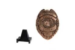 Hopper's Chevrolet Blazer Police Badge Hawkins Police Dept Stranger Things 2016 TV Series 1/24 Diecast Model Car Jada 31111
