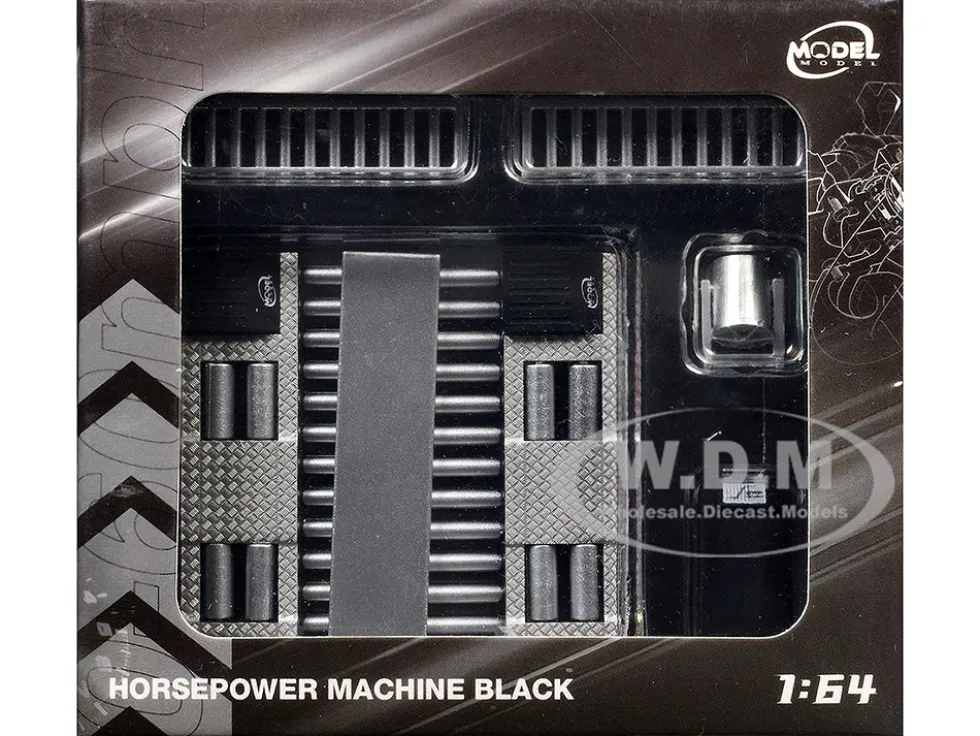 Horsepower Machine Black 1/64 Diecast Model by Model Model