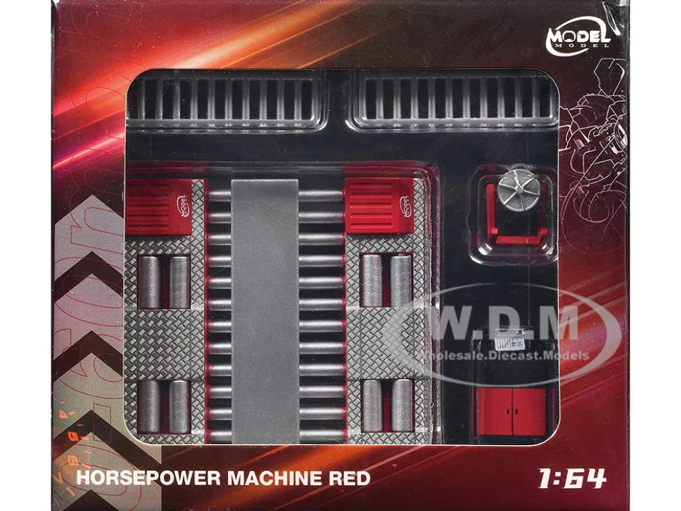 Horsepower Machine Red 1/64 Diecast Model by Model Model