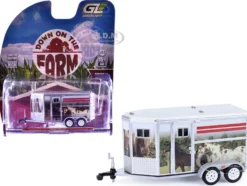 Horse Trailer Silver with Custom Horse Wrap