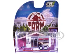 Horse Trailer Silver with Custom Horse Wrap