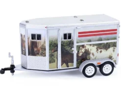 Horse Trailer Silver with Custom Horse Wrap