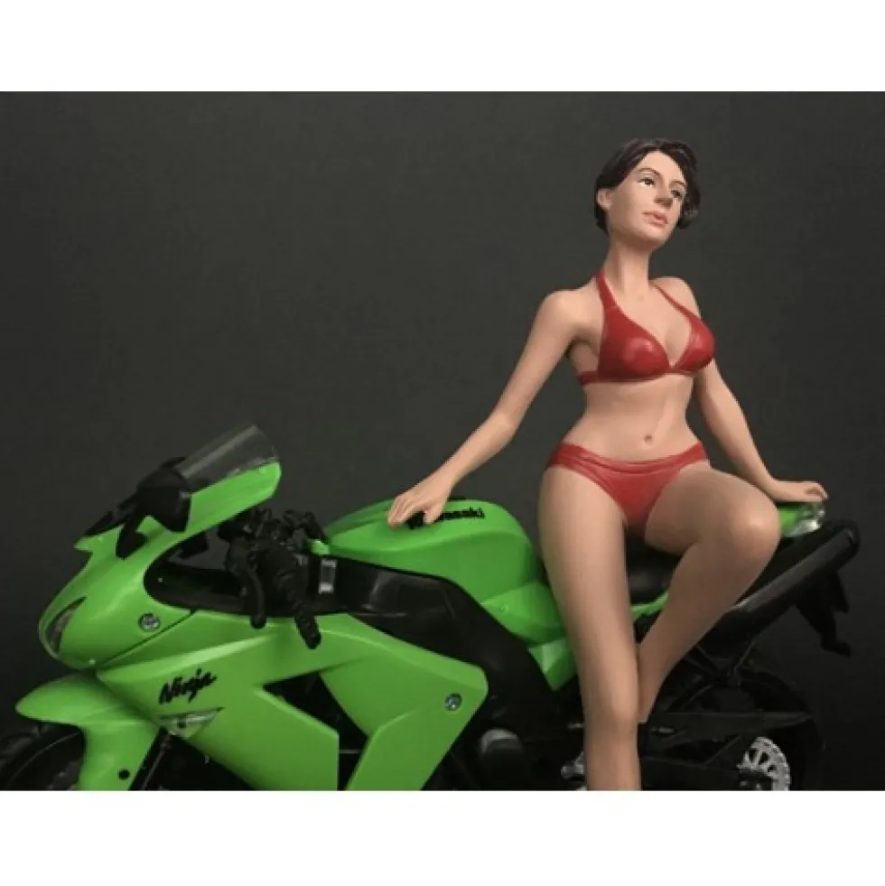 Hot Bike Model Elizabeth Figurine for 1/12 Scale Motorcycle Models American Diorama 38374