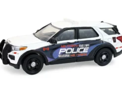 Hot Pursuit - Canada Special Edition Set of 6 Police Cars 1/64 Diecast Model Cars by Greenlight