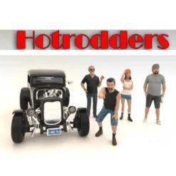 Hotrodders Derek Figure For 1:18 Scale Models American Diorama 24007