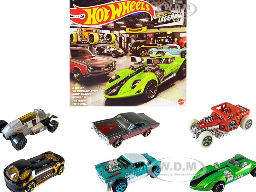 Hot Wheels Legends 6 piece Set Diecast Model Cars Hot Wheels HDH52