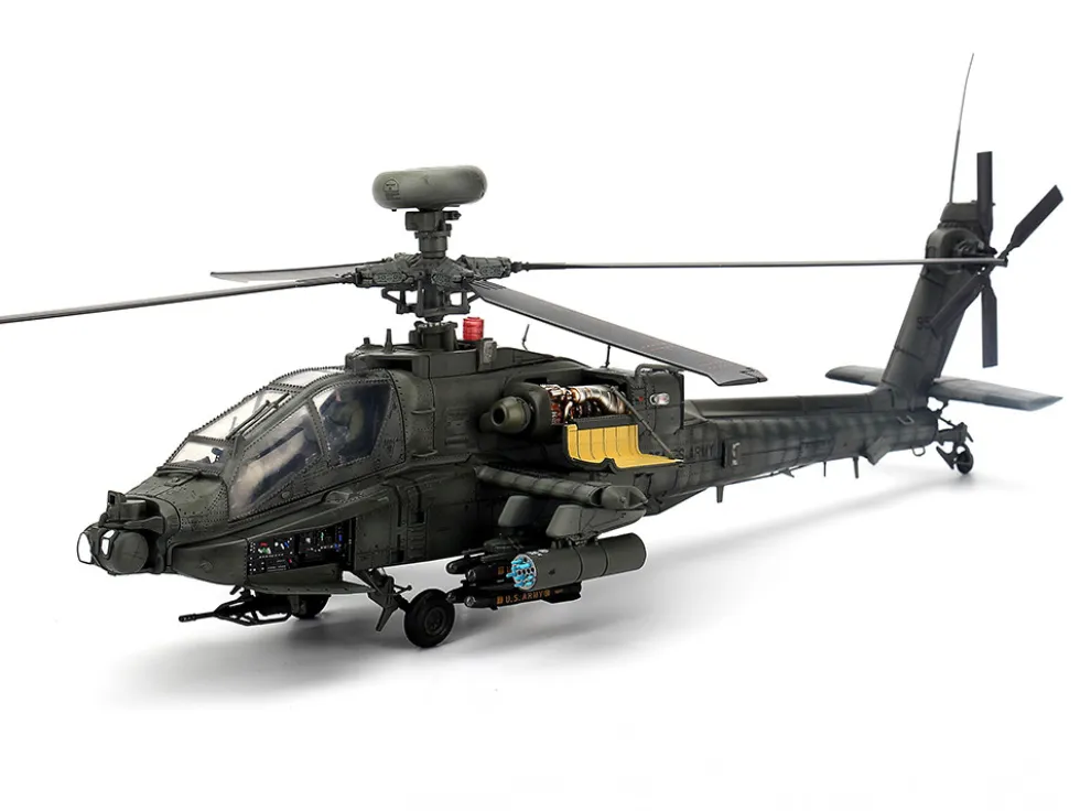 Hughes AH-64D Apache Longbow Helicopter "Charlie Company, 1st Battalion, 227th Aviation Regiment, 1st Cavalry Division, Operation Iraqi Freedom" (2003) United States Army 1/48 Diecast Model by Bless Wing