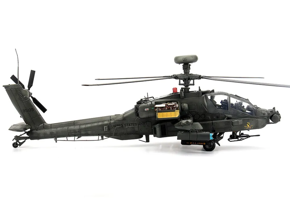 Hughes AH-64D Apache Longbow Helicopter "Charlie Company, 1st Battalion, 227th Aviation Regiment, 1st Cavalry Division, Operation Iraqi Freedom" (2003) United States Army 1/48 Diecast Model by Bless Wing