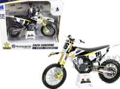 Husqvarna FC450 #16 Zach Osborne Rockstar Energy Drink 1/12 Diecast Motorcycle Model New Ray 58243