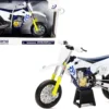 Husqvarna FS450 White Blue 1/12 Diecast Motorcycle Model New Ray 58163