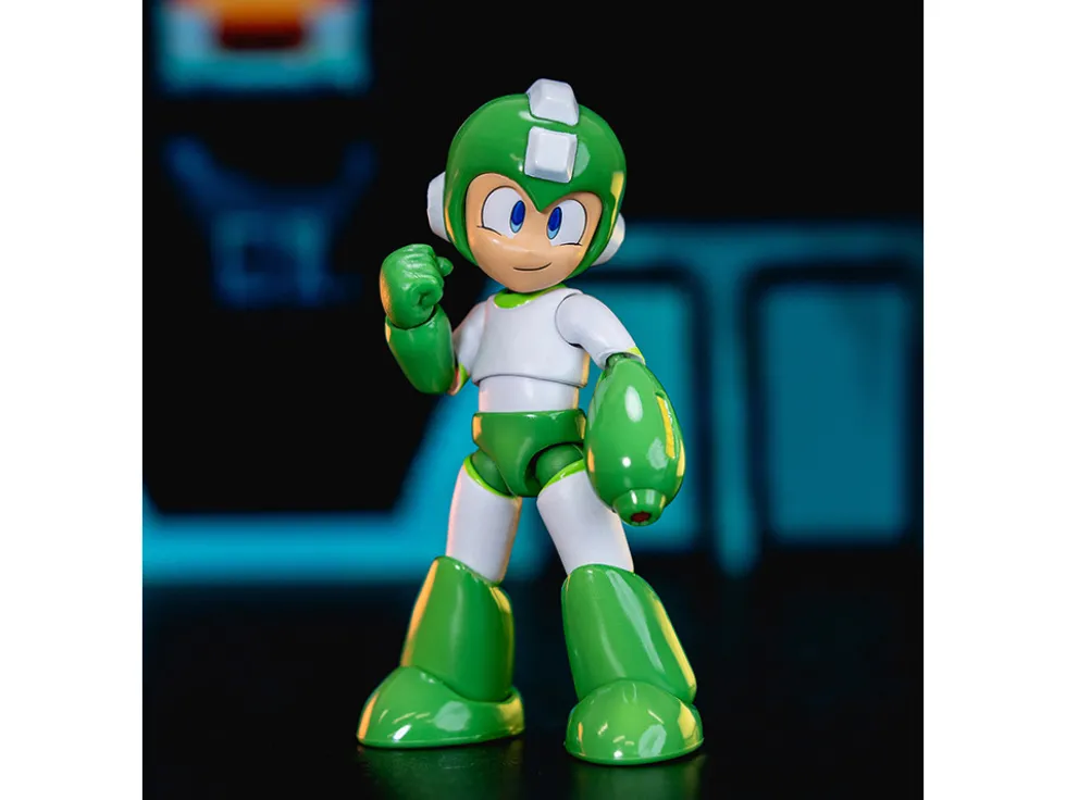 Hyper Bomb 4.5" Moveable Figure with Accessories and Alternate Head and Hands "Mega Man" (1987) Video Game Model by Jada