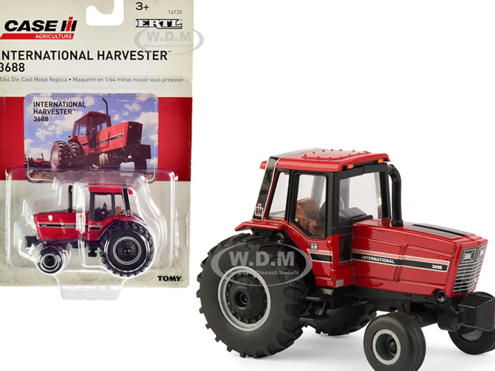 IH International Harvester 3688 Tractor Red Case IH Agriculture 1/64 Diecast Model ERTL TOMY 14135