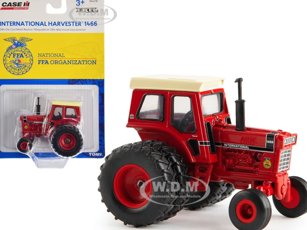 IH International Harvester 1466 Tractor Dual Wheels Red National FFA Organization Case IH Agriculture 1/64 Diecast Model ERTL TOMY 44276