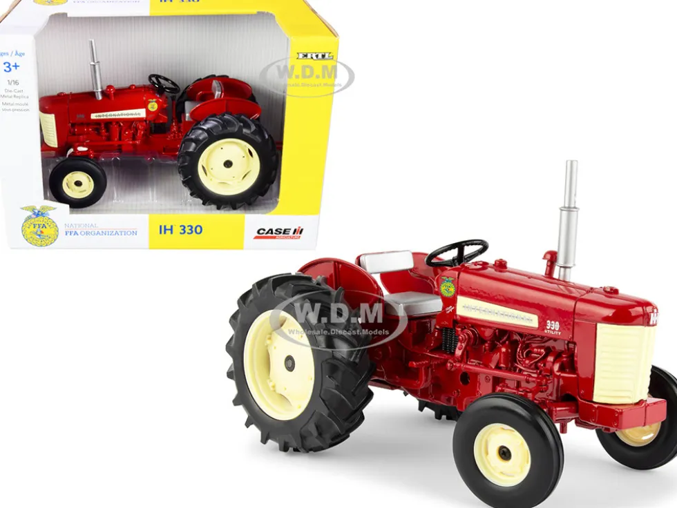 IH International 330 Tractor Red National FFA Organization Logo Case IH Agriculture Series 1/16 Diecast Model ERTL TOMY 44222