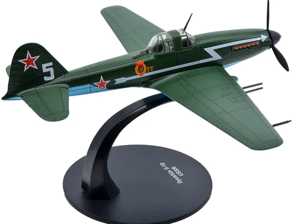 Ilyushin IL-10 Ground Attack Aircraft USSR 1944 1/72 Diecast Model Warbirds WWII 27290-45