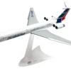 Ilyushin IL-62M Commercial Aircraft "Cubana de Aviacion" (T1280) White with Blue and Red Tail 1/200 Diecast Model Airplane by Herpa