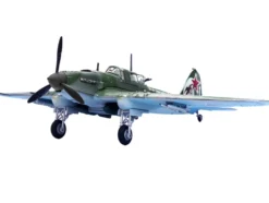 Ilyushin IL 2M3 Sturmovik Aircraft Green Camouflage Double Hero of the Soviet Union Ivan Pavlov Soviet Air Force 1/72 Diecast Model Airplane Legion LEG-14629LA