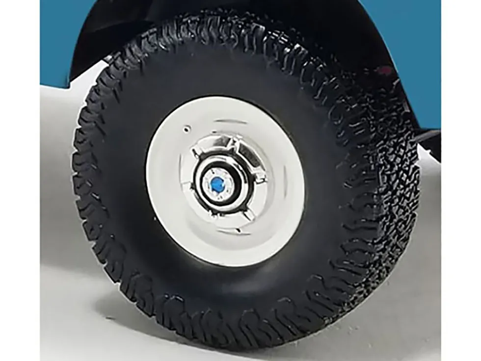 35 Inch Offroad Wheel and Tire Set of 4 pieces from 1967 Chevrolet K-10 Pickup Truck for 1/18 Scale Models by ACME