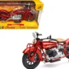 1930 Indian 4 Red 1/12 Diecast Motorcycle Model New Ray 58223