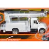 International 4200 Digger Service Truck White Long Haul Trucker Series 1/43 Diecast Model New Ray 15913F