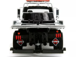International DuraStar 4400 Flatbed Tow Truck Matt Black 1/24 Diecast Model Car by Jada