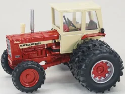International Harvester Farmall 1256 4WD Tractor with Dual Wheels Red with Cream Cab 1/64 Diecast Model by SpecCast