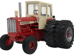 International Harvester Farmall 1256 2WD Tractor with Dual Wheels Red with Cream Cab 1/64 Diecast Model by SpecCast