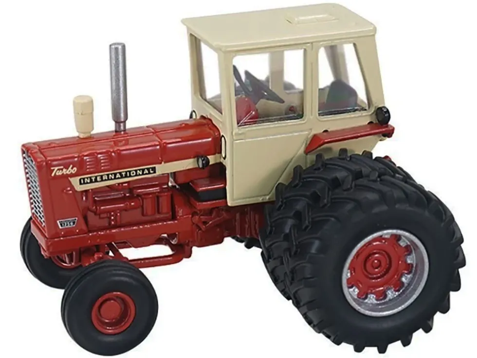 International Harvester Farmall 1256 2WD Tractor with Dual Wheels Red with Cream Cab 1/64 Diecast Model by SpecCast