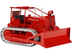 International Harvester TD-24 Crawler with ROPS and Hydraulic Front Blade Red "Classic Series" 1/25 Diecast Model by SpecCast