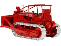 International Harvester TD-24 Crawler with ROPS and Hydraulic Front Blade Red