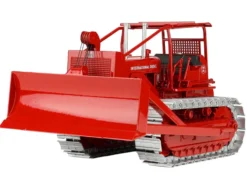 International Harvester TD-24 Crawler with ROPS and Hydraulic Front Blade Red