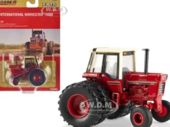 International Harvester 1489 Tractor Dual Wheels Red Cream Top Case IH Agriculture Series 1/64 Diecast Model ERTL TOMY 44328