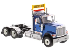 International HX520 Day Cab Tandem Tractor Blue 1/50 Diecast Model Diecast Masters 71004