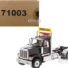 International HX520 Day Cab Tandem Tractor Black 1/50 Diecast Model Diecast Masters 71003