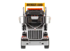 International HX520 Day Cab Tandem Tractor Black 1/50 Diecast Model Diecast Masters 71003