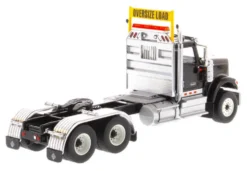 International HX520 Day Cab Tandem Tractor Black 1/50 Diecast Model Diecast Masters 71003