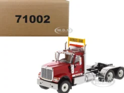 International HX520 Day Cab Tandem Tractor Red 1/50 Diecast Model Diecast Masters 71002