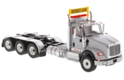 International HX620 Day Cab Tridem Tractor Light Grey 1/50 Diecast Model Diecast Masters 71011