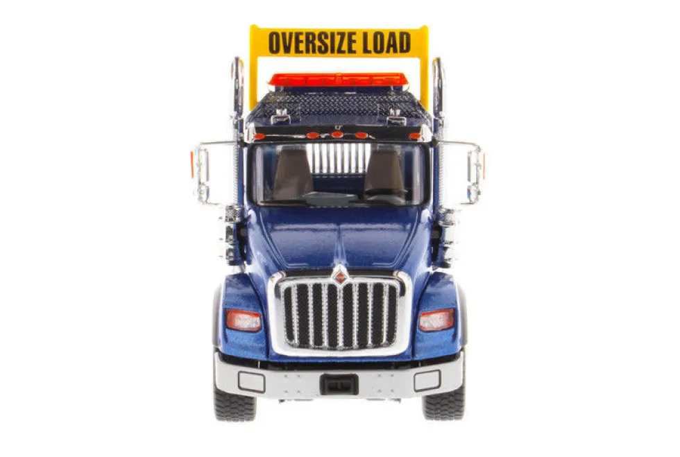 International HX620 Day Cab Tridem Tractor Blue 1/50 Diecast Model Diecast Masters 71010