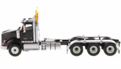 International HX620 Day Cab Tridem Tractor Black 1/50 Diecast Model Diecast Masters 71009