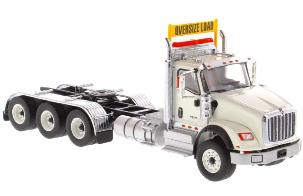 International HX620 Day Cab Tridem Tractor White 1/50 Diecast Model Diecast Masters 71007