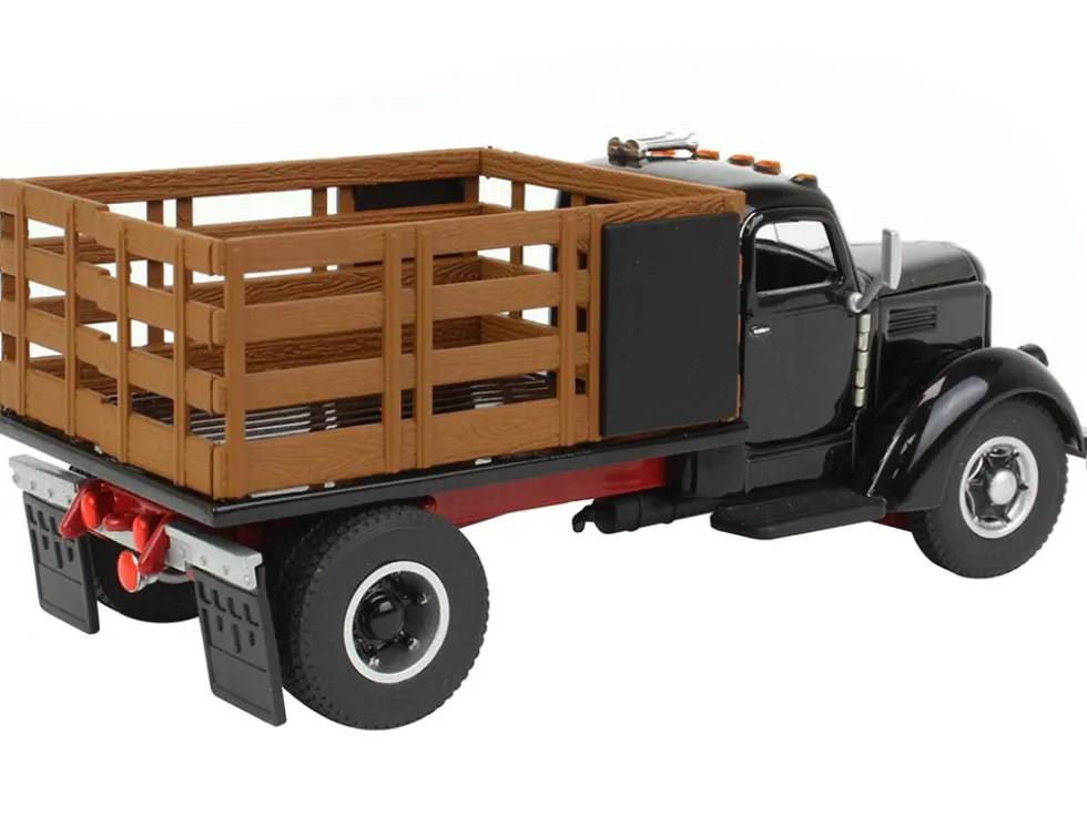 International KB-8 Truck Black Stake Body 1/50 Diecast Model Speccast 39512