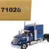International LoneStar Sleeper Cab Truck Tractor Blue 1/50 Diecast Model Diecast Masters 71026
