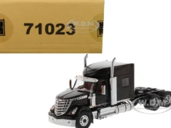 International LoneStar Sleeper Cab Truck Tractor Black 1/50 Diecast Model Diecast Masters 71023