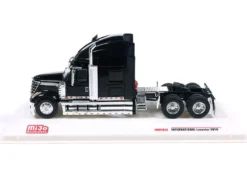 2010 International Lonestar Truck Tractor Black 1/64 Diecast Model by IXO Models