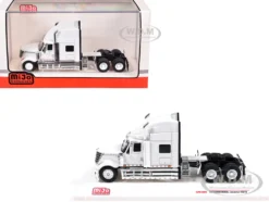 2010 International Lonestar Truck Tractor White 1/64 Diecast Model by IXO Models
