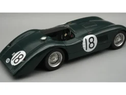 Jaguar C-Type Longtail #18 Tony Rolt - Duncan Hamilton "24 Hours of Le Mans" (1952) "Mythos Series" with Display Case Limited Edition to 55 pieces Worldwide 1/18 Model Car by Tecnomodel