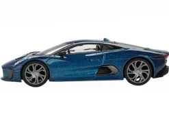 Jaguar C-X75 Blue Metallic Limited Edition 1/64 Diecast Model Car by Mini GT